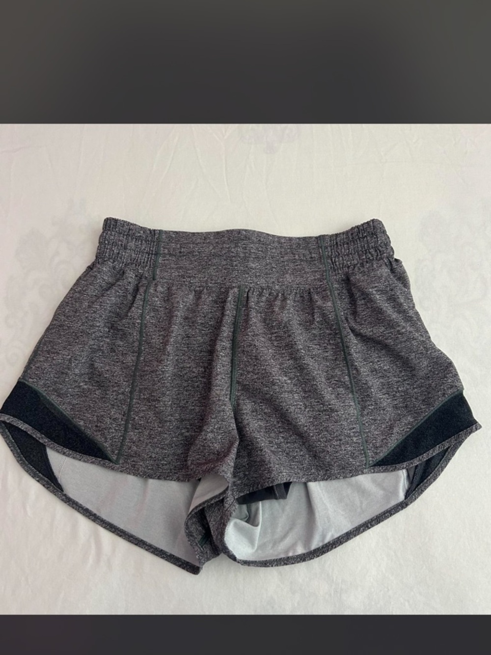 Women’s Grey Athletic Running Shorts